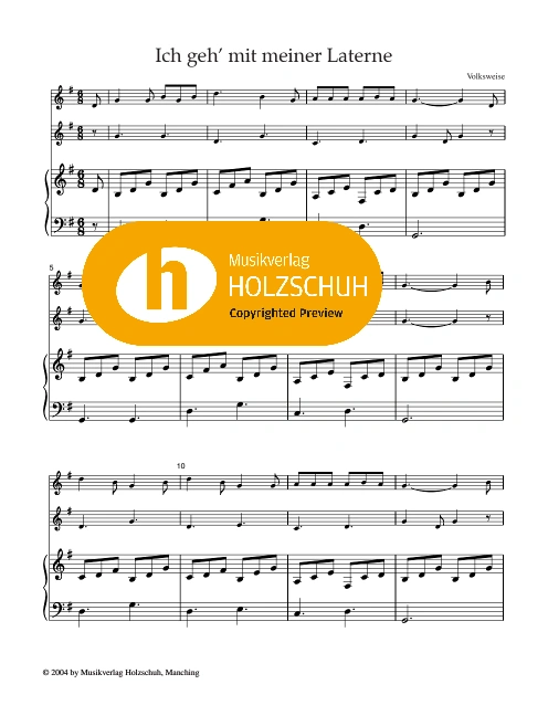 Ich geh mit meiner Laterne